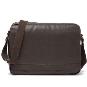 cole haan pebble leather messenger bag